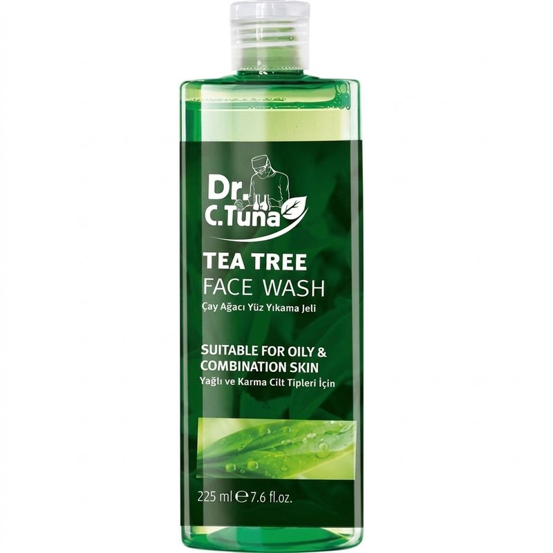 ژل شستشوی صورت تی تری Tea Tree دکتر سی تونا فارماسی 225 میل