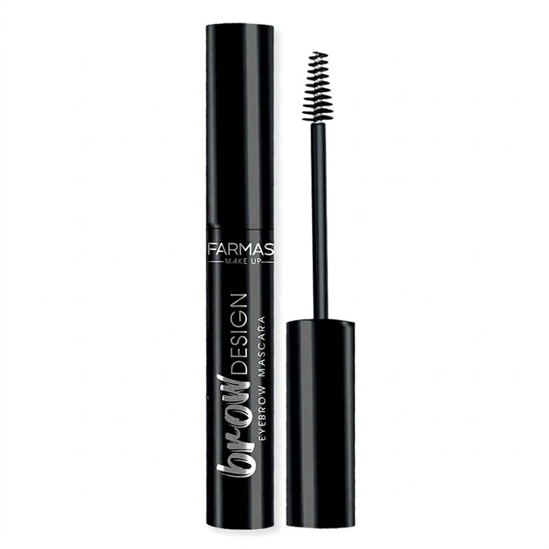 ریمل ابرو فارماسی مدل Black Design رنگ قهوه ای روشن